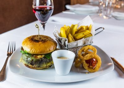 Hamburger des Beaux-Arts, (bœuf race Aubrac)